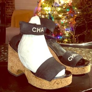 Authentic vintage Channel sandals from the 1990s!